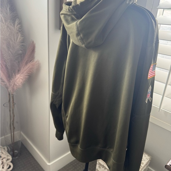 Mens NFL Nike Cleveland Browns Salute to Service Olive Hoodie size XXL - Picture 5 of 8